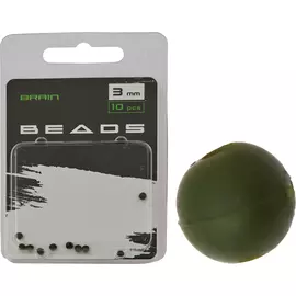 Намистина Brain Beads 3mm (10 шт / уп) Green SGXA-9240-2, фото 